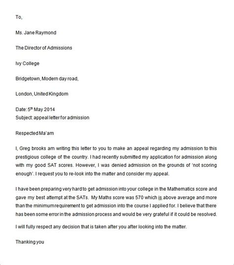 appeal letter templates  ms word apple pages google docs