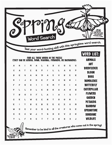 Free Kid Word Searches Activity Shelter Printable Word Search