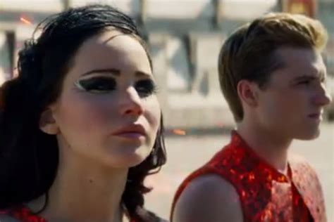 ‘the Hunger Games Catching Fire Trailer Katniss Everdeen Is Burning