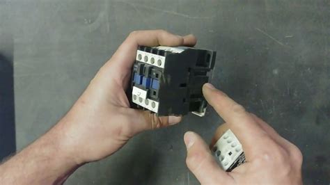 How To Connect A Contactor Youtube