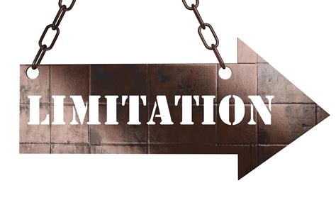 Limitation Word On Metal Pointer 6106423 Stock Photo At Vecteezy