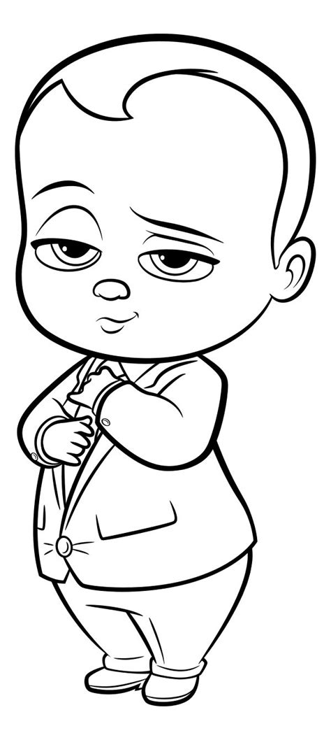 Top The Boss Baby Coloring Pages Baby Coloring Pages Coloring Books Boss Baby
