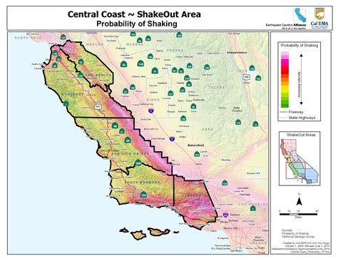 The Great California Shakeout Central Coast Area
