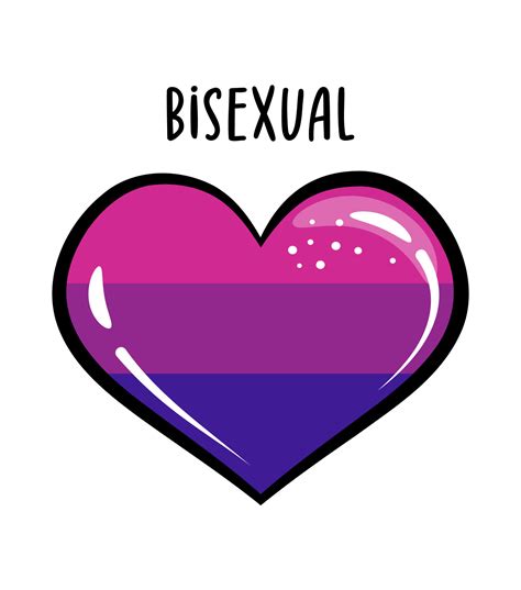 Símbolo Bisexual Del Corazón Bandera Del Orgullo De La Etiqueta Engomada Del Corazón Del Arco