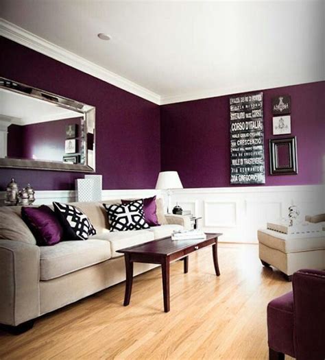 23 Amazing Purple Interior Designs Home Paint Colors For Living Room