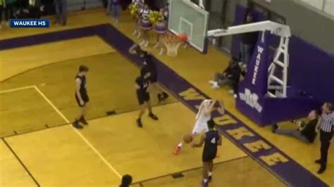 Iowa High School Basketball Player Shatters Back Board