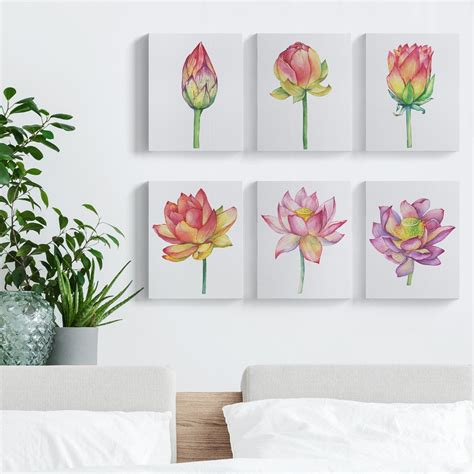 Fantastis 30 Contoh Gambar Lukisan Bunga Teratai Galeri Bunga Hd