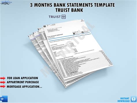 3 Months Truist Bank Statements Mbcvirtual