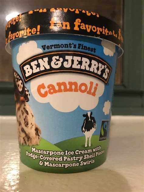 Is your mouth watering yet? Ben and Jerry's Fan Favorite Cannoli