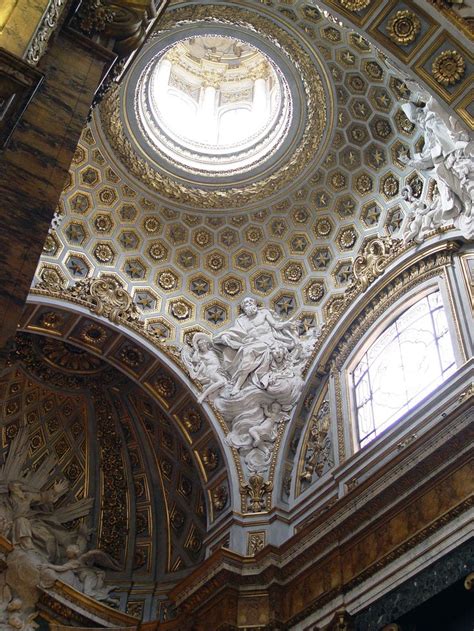 dome-of-san-carlo-alle-quattro-fontane. | Arquitetura antiga, Igreja ...