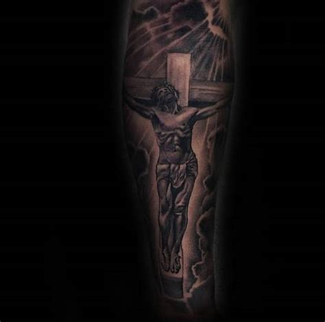 Jesus Arm Tattoos For Men