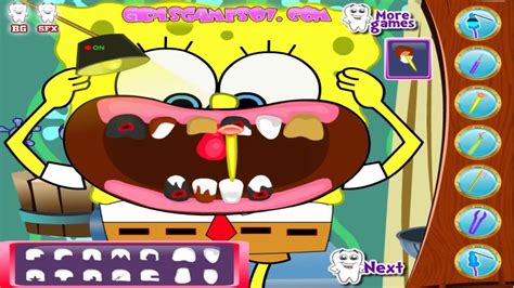 Bob Esponja No Dentista Jogo Spongebob At The Dentist Game Youtube