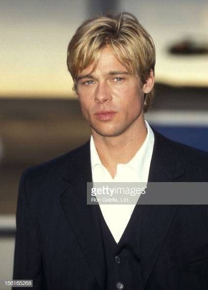 Actor Brad Pitt Films Meet Joe Black On June 19 1997 At 86th