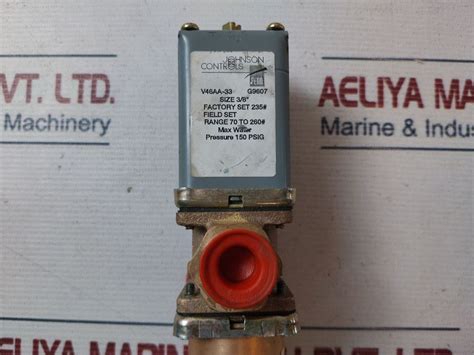 Johnson Controls V46aa 33 Water Pressure Regulating Valve Aeliya Marine