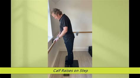 13 Calf Raises On Step Pilates Exercise Youtube