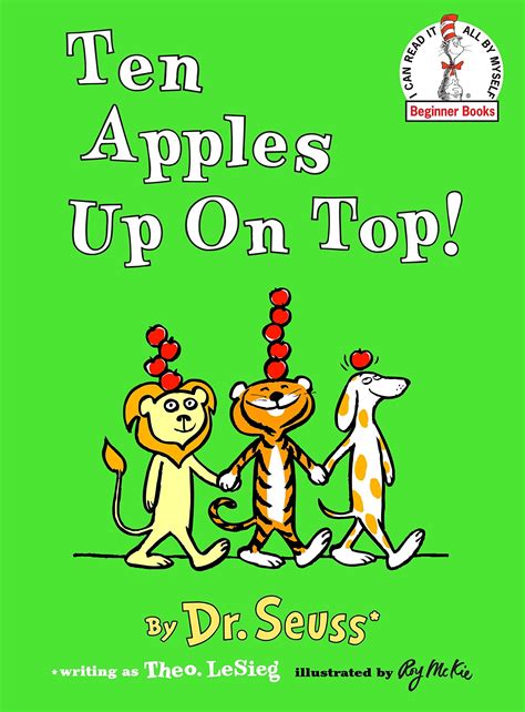 Ten Apples Up On Top Dr Seuss Books Picture Flats Craniums