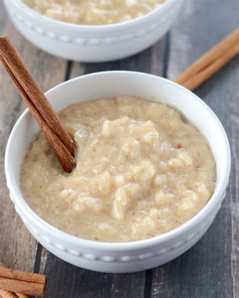 Slow Cooker Rice Pudding Easy Creamy Lil Luna