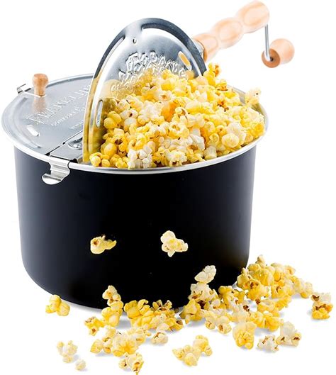 Kettles Retro Popcorn Making Set Of Dishes Bowls And Popcorn Popper