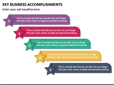 Key Business Accomplishments Powerpoint Template Ppt Slides