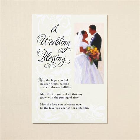 Wedding A Wedding Blessing 4 Premium Cards Dayspring Wedding