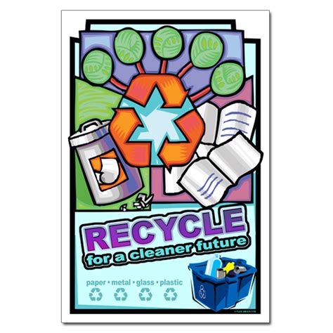 Ai Rp335 Recycle For A Cleaner Future Recycling Poster
