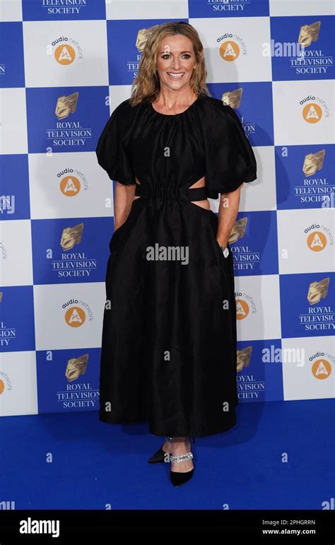 Gabby Logan Arriving For The Royal Television Society Programme Awards
