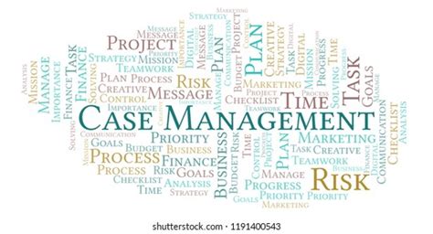 Case Management Word Cloud Made Text Stock Illustration 1191400543
