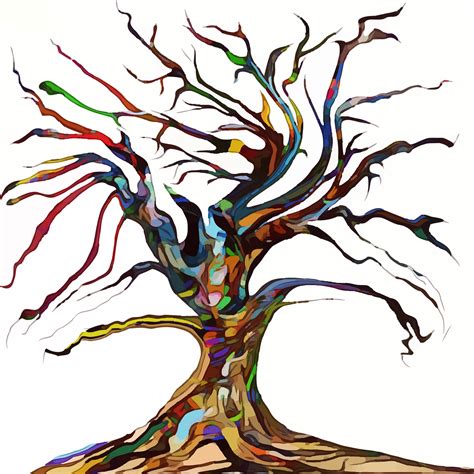 Download Tree Colorful Abstract Royalty Free Vector Graphic Pixabay