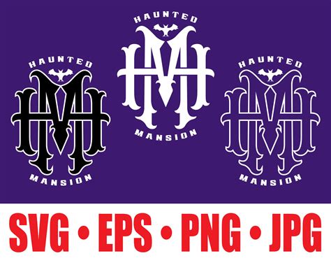 Haunted Mansion 2022 Logo Svg Eps Png  Etsy
