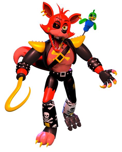 C4drender Glamrock Foxy Sbfan By Blackroseswagz On Deviantart