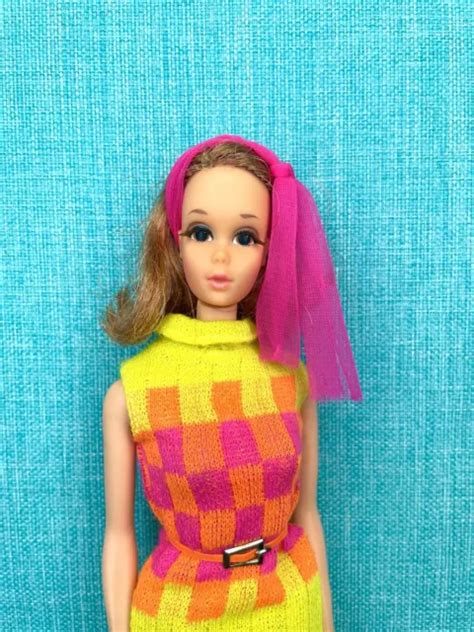 Mod Barbie Walking Jamie Doll Sears Exclusive Htf Titan Red Flip 1970
