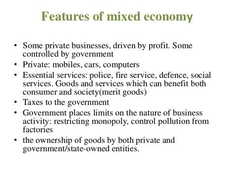 Mixed Economy Eco101