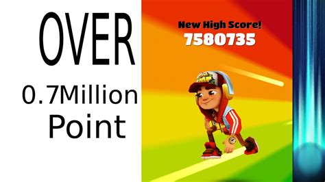 Over 07 Million Points On Subway Surfers No Hacks Or Cheats Gamestar