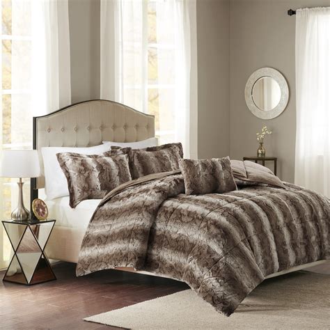 Then start using a good hair repair treatment. Mercer41 Morrison Faux Fur 4 Piece Comforter Set & Reviews ...