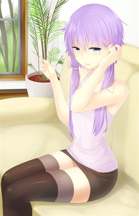 Wallpaper Illustration Long Hair Anime Girls Purple Hair