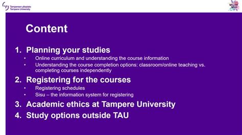 Academic information for exchange students of the spring semester 2024