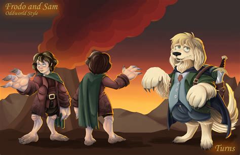 Artstation Frodo And Sam Oddworld Style