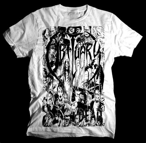 Death Metal Bands Shirts Obituary Death Metal Band Death Metal