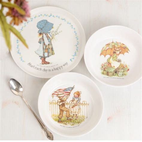 holly hobbie melamine dishes listed today these won t last long melamine dishes holly