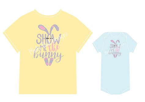 Show Me The Bunny SVG Cut File By Minty Owl Designs | TheHungryJPEG
