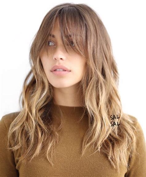 21 Cute Effortless Long Hairstyles With Bangs And Layers Hairstyles
