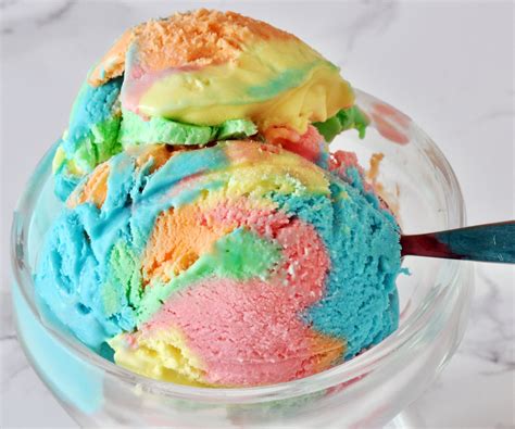 Fruit Rainbow Ice Cream 6 Steps With Pictures Instructables