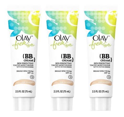 Olay Fresh Effects Bb Cream Tinted Moisturizer With Sunscreen Fair To