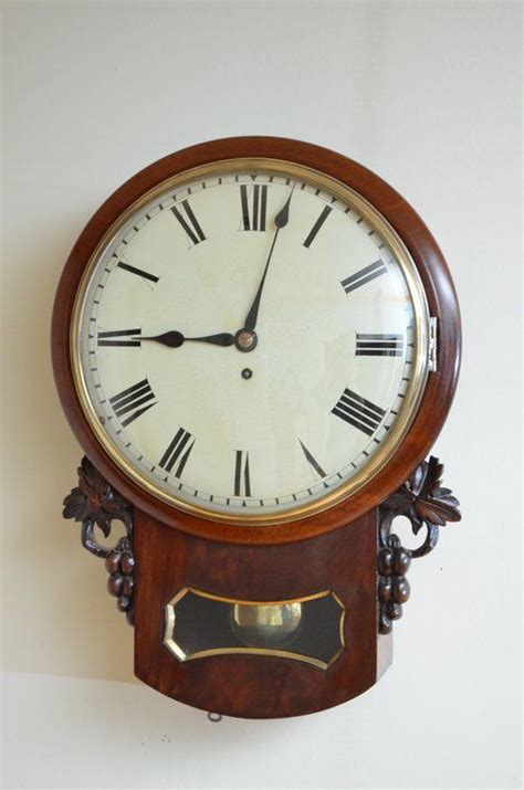 Exceptional Early Victorian Wall Clock 413550 Uk