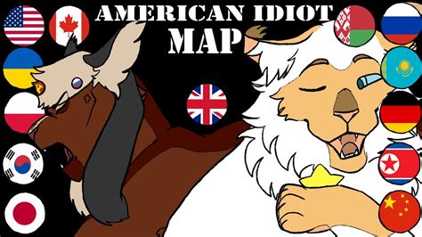 American Idiot Mapcountrycatsopen Youtube