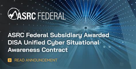 Asrc Federal On Linkedin Asrc Federal Subsidiary Awarded 217m Disa Unified Cyber Situational