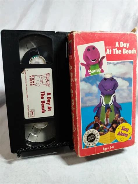 Barney The Backyard Gang A Day At The Beach Vhs Video Tape Sandy The