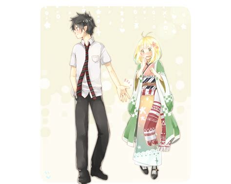 Anime Picture Ao No Exorcist A 1 Pictures Okumura Rin Shiemi Moriyama