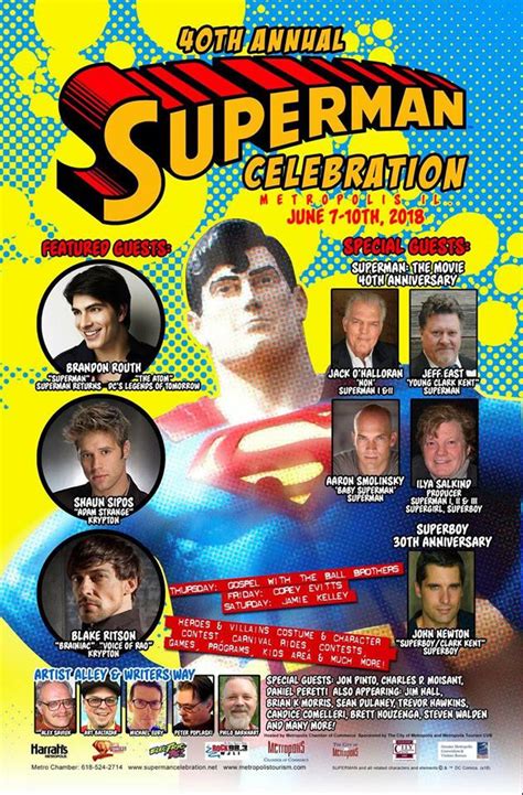 The Superman Super Site 40th Annual Superman Celebration Poster Released