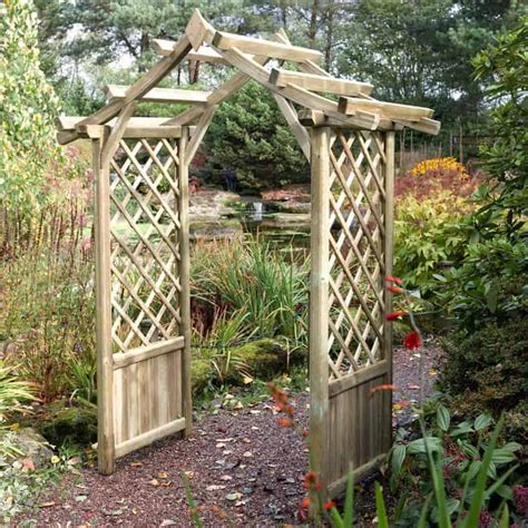 Blooma Elegant Wooden Garden Arch What Shed